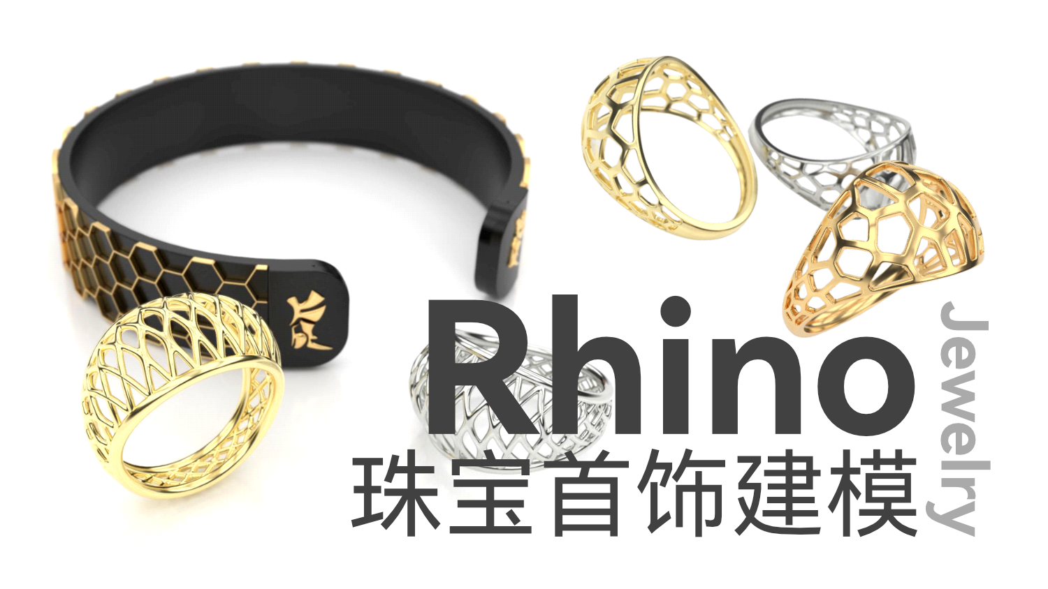 Rhino 珠宝首饰建模视频课程